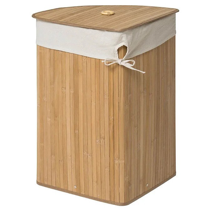 bamboo laundry bin