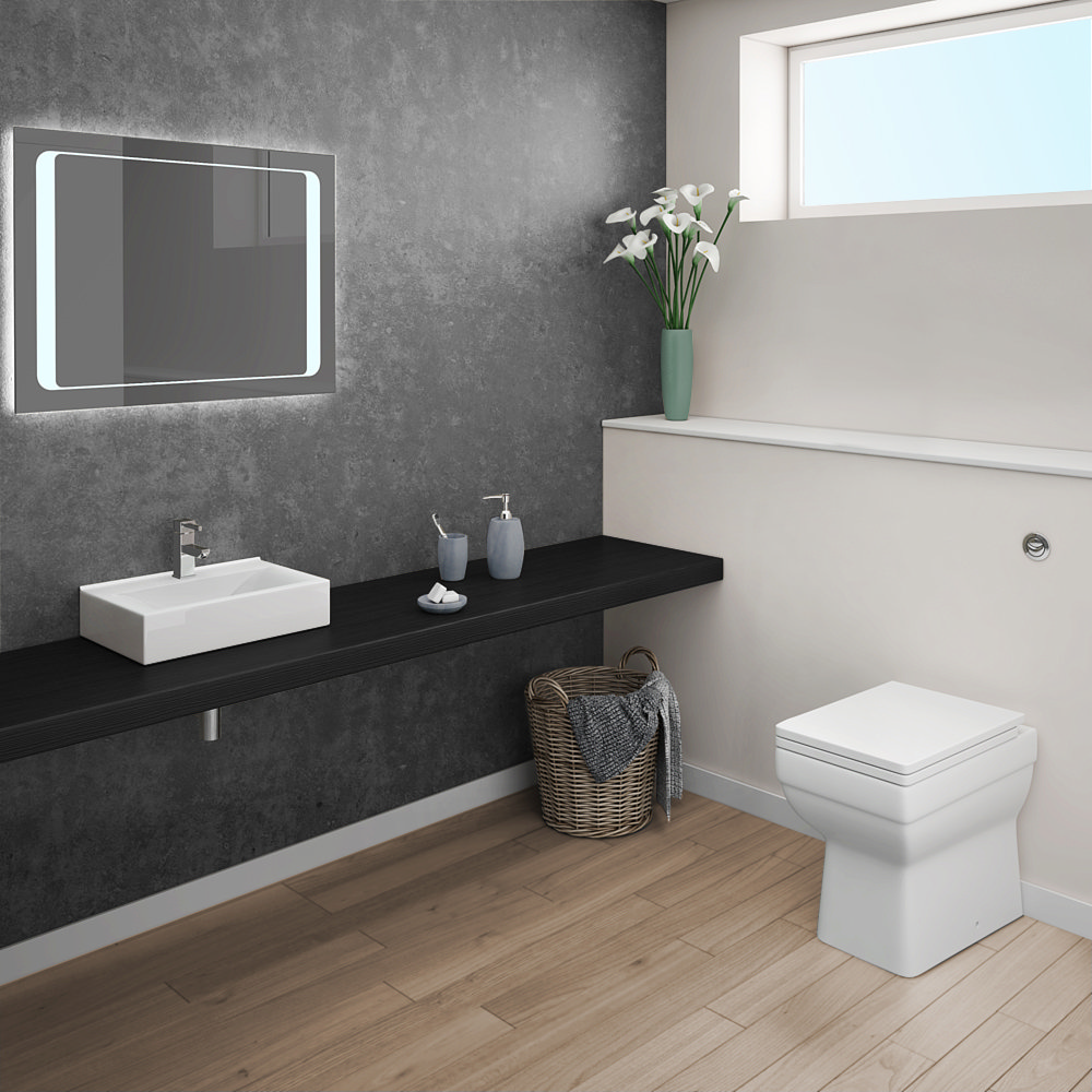 minimalist bathroom suite 