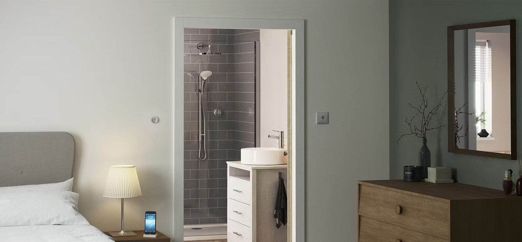 mira shower in ensuite