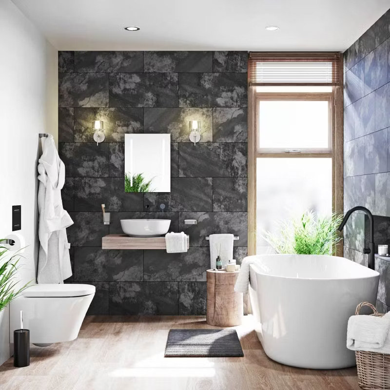 modern scandi bathroom