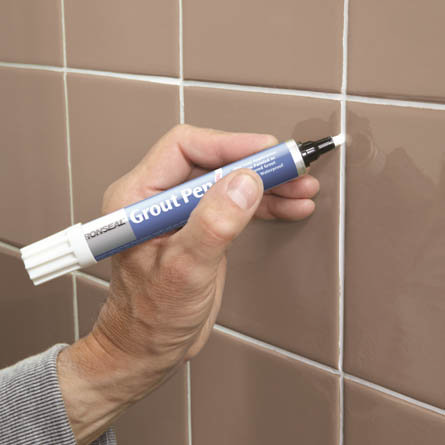 using grout pen
