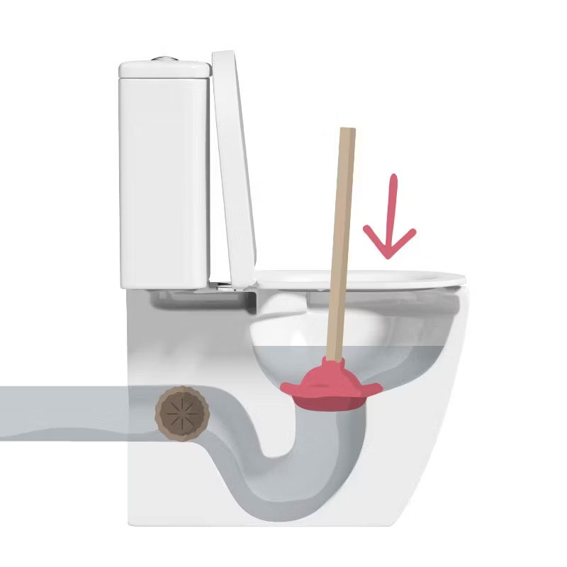 how to use a toilet plunger