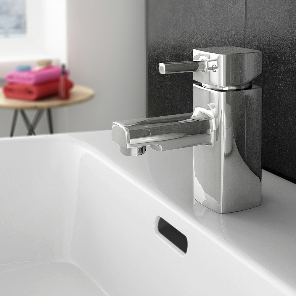 modern chrome basin tap