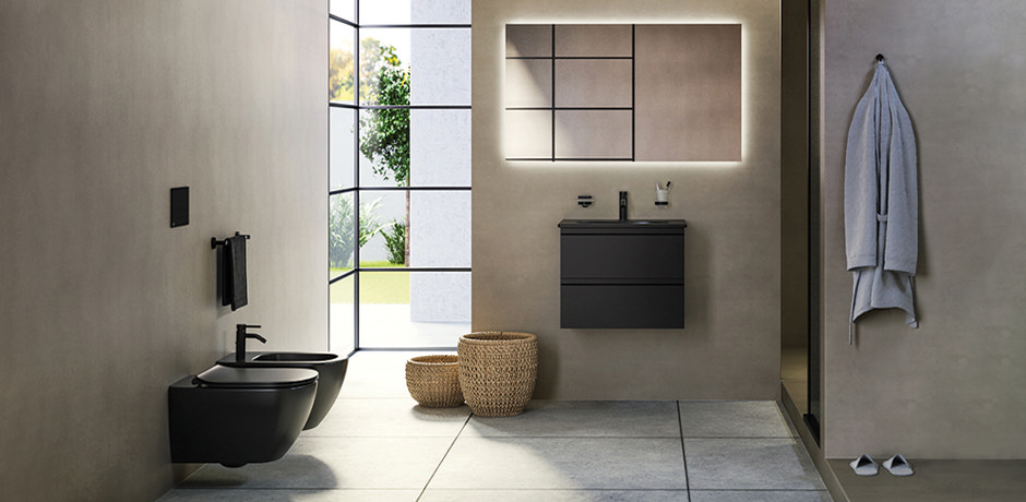 modern minimalist bathroom 2024