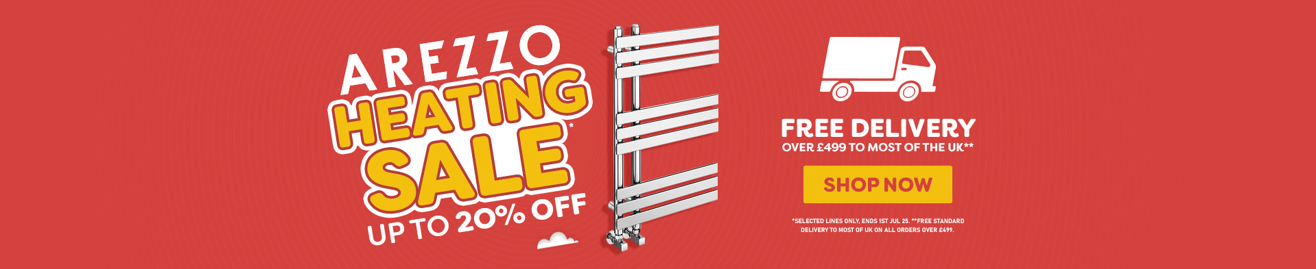 Arezzo Heating Sale