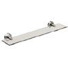 Miller Oslo Polished Nickel Glass Shelf - 8002MN profile small image view 1 