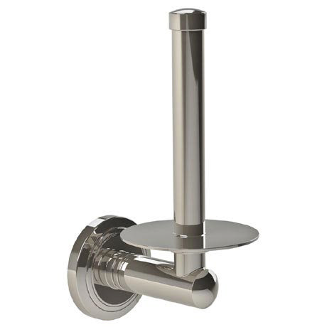 Miller Oslo Polished Nickel Spare Toilet Roll Holder - 8019MN