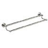 Miller Oslo Polished Nickel Double Towel Rail - 8027MN profile small image view 1 