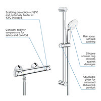 Grohe Precision Flow Thermostatic Shower Mixer