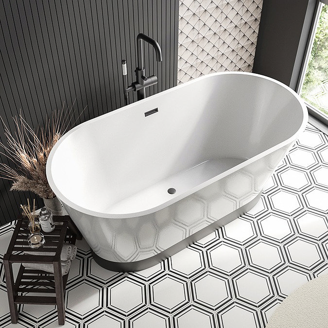 Stonehouse Studio Adelphi White Hexagon Wall & Floor Tiles