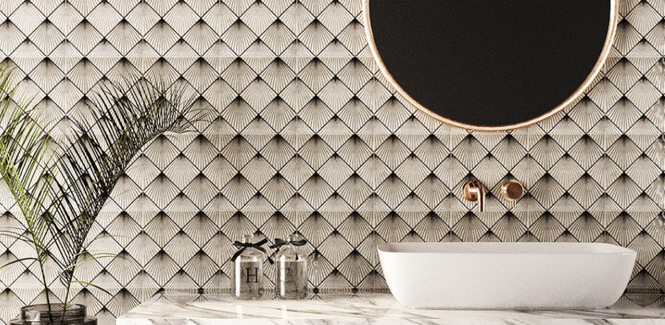 Art deco bathroom