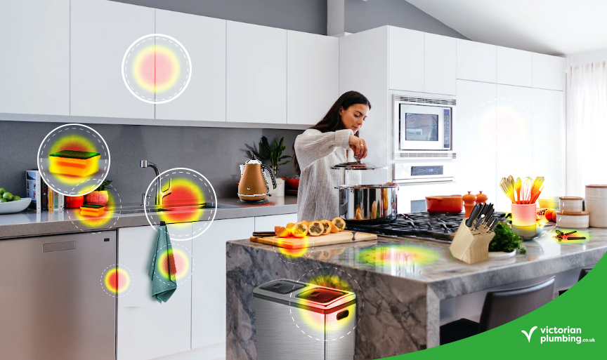dirtiest places in the kitchen