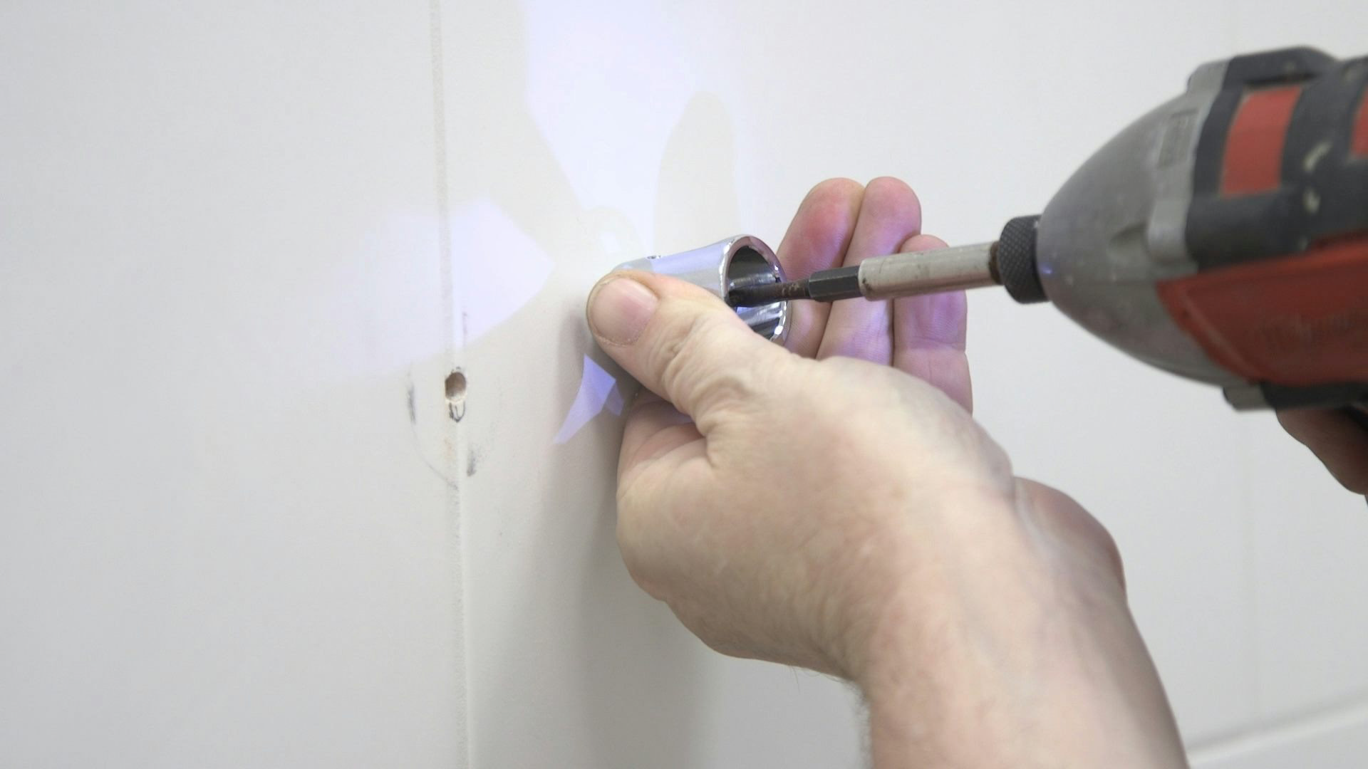Fitting a heated towel rail: Step 11