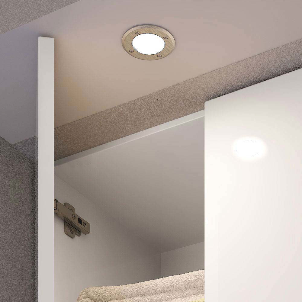 Hudson Reed Orca Recessed LED Cabinet Light | 29 Bright Bathroom Lighting Ideas For 2017