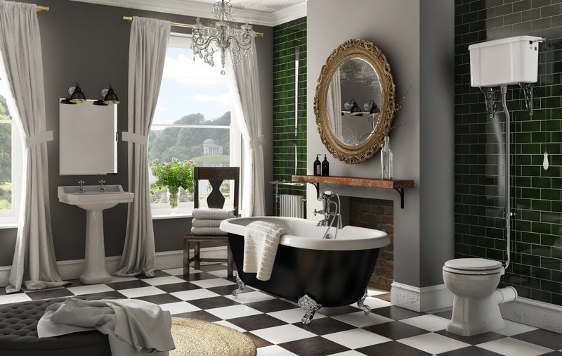 Vintage chic bathroom