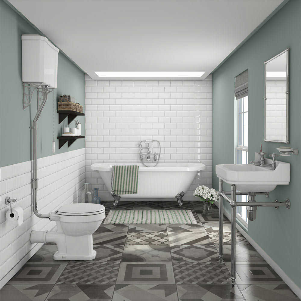 Newbury Traditional Bathroom Suite With Freestanding Bath | 7 Traditional Bathroom Ideas