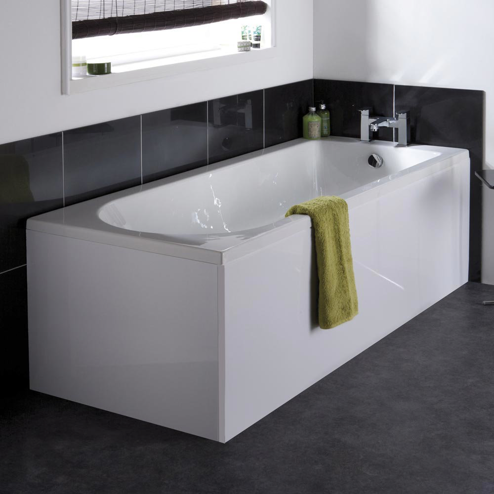 Barmby Single Ended Bath with Front + End Panel 
