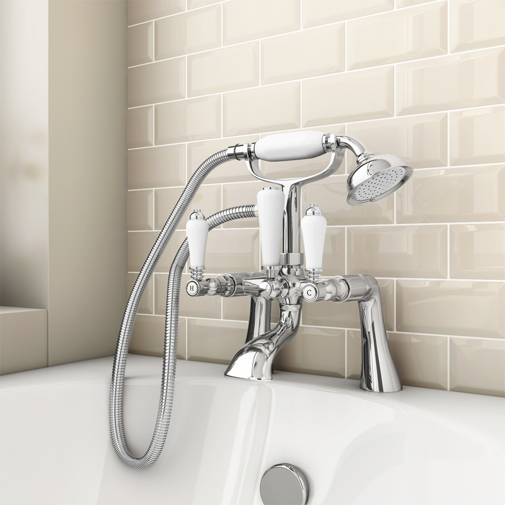 Lancaster Traditional Bath Shower Mixer Tap | 7 Traditional Bathroom Ideas