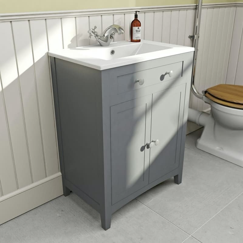 Contemporary vanity unit