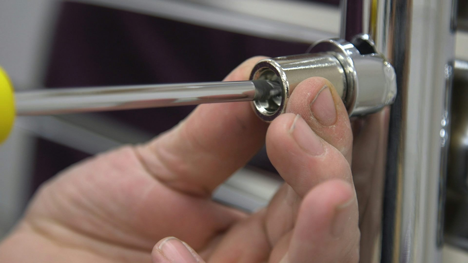 Fitting a heated towel rail: Step 10