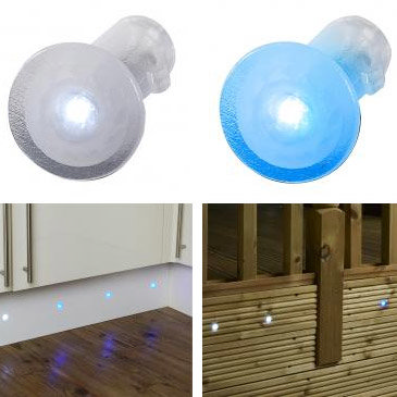  Endon Tuck IP67 Translucent LED Mini Spot Light Kit | 29 Bright Bathroom Lighting Ideas For 2017