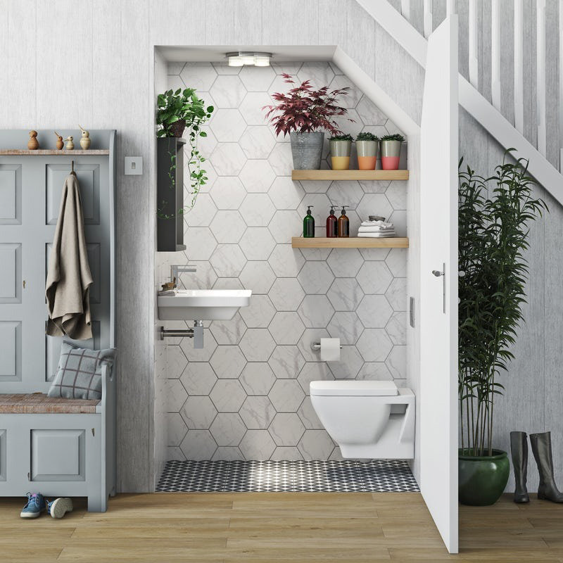 Outward swinging cloakroom door