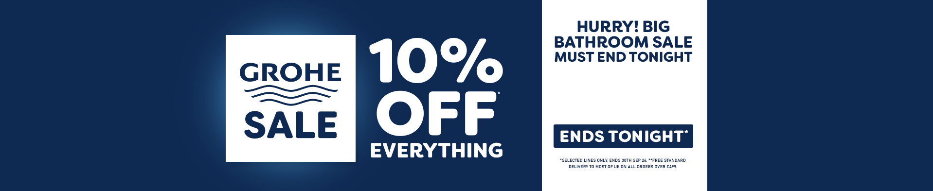 Grohe Sale - Ends Tonight