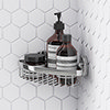 Orion Corner Soap Basket - Chrome Medium Image