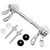 Chrome Bar Hinge Set for Wooden Toilet Seats profile small image view 1 