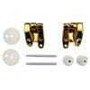 Universal Brass Hinge Set for Wooden Toilet Seats profile small image view 1 