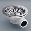 1.5" Basket Strainer Sink Waste - Stainless Steel - 82075175 profile small image view 1 