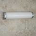 Searchlight Poplar Chrome 2 Light Wall Light with White Glass Tube - 8293CC profile small image view 2 