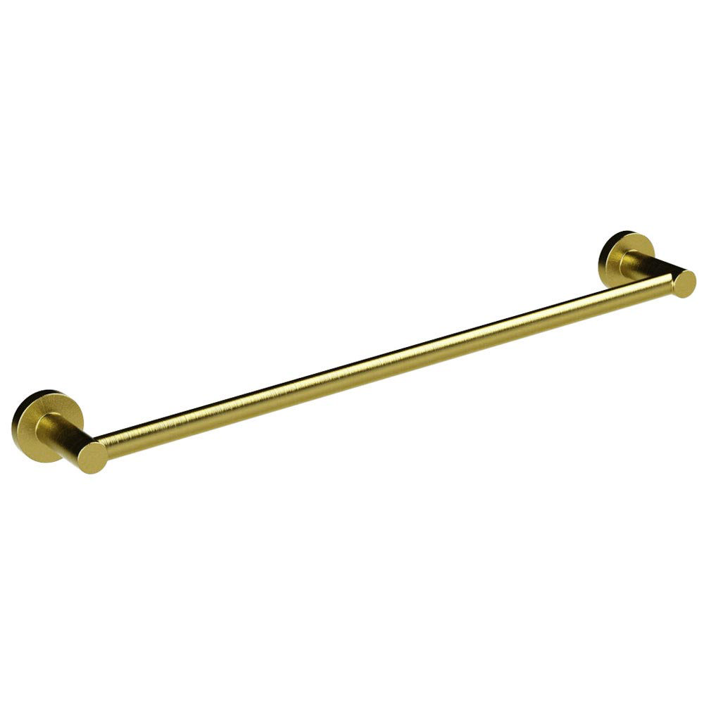 Miller Bond 495mm Brushed Brass Towel Rail Now Online At Victorian   8706MP1 L 