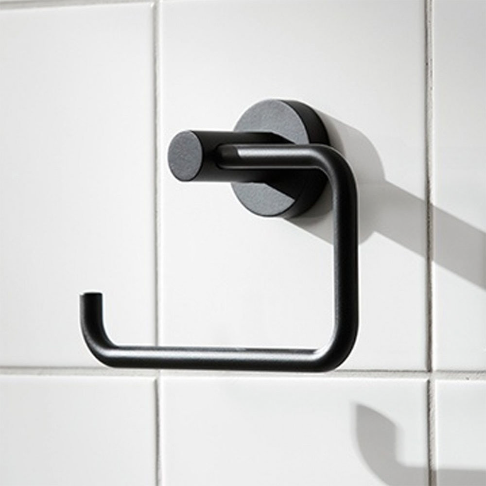 Miller Bond Black Toilet Roll Holder Available At Victorian Plumbing
