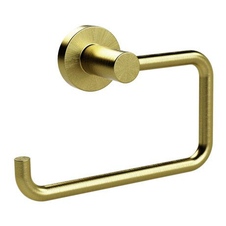 Miller Bond Brushed Brass Toilet Roll Holder - 8710MP1