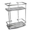 Miller - Classic D-Shaped 2-Tier Shower Basket - 871C profile small image view 1 