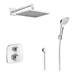 hansgrohe Ecostat E Square Complete Shower Set with Wall Mounted Shower Handset profile small image view 6 