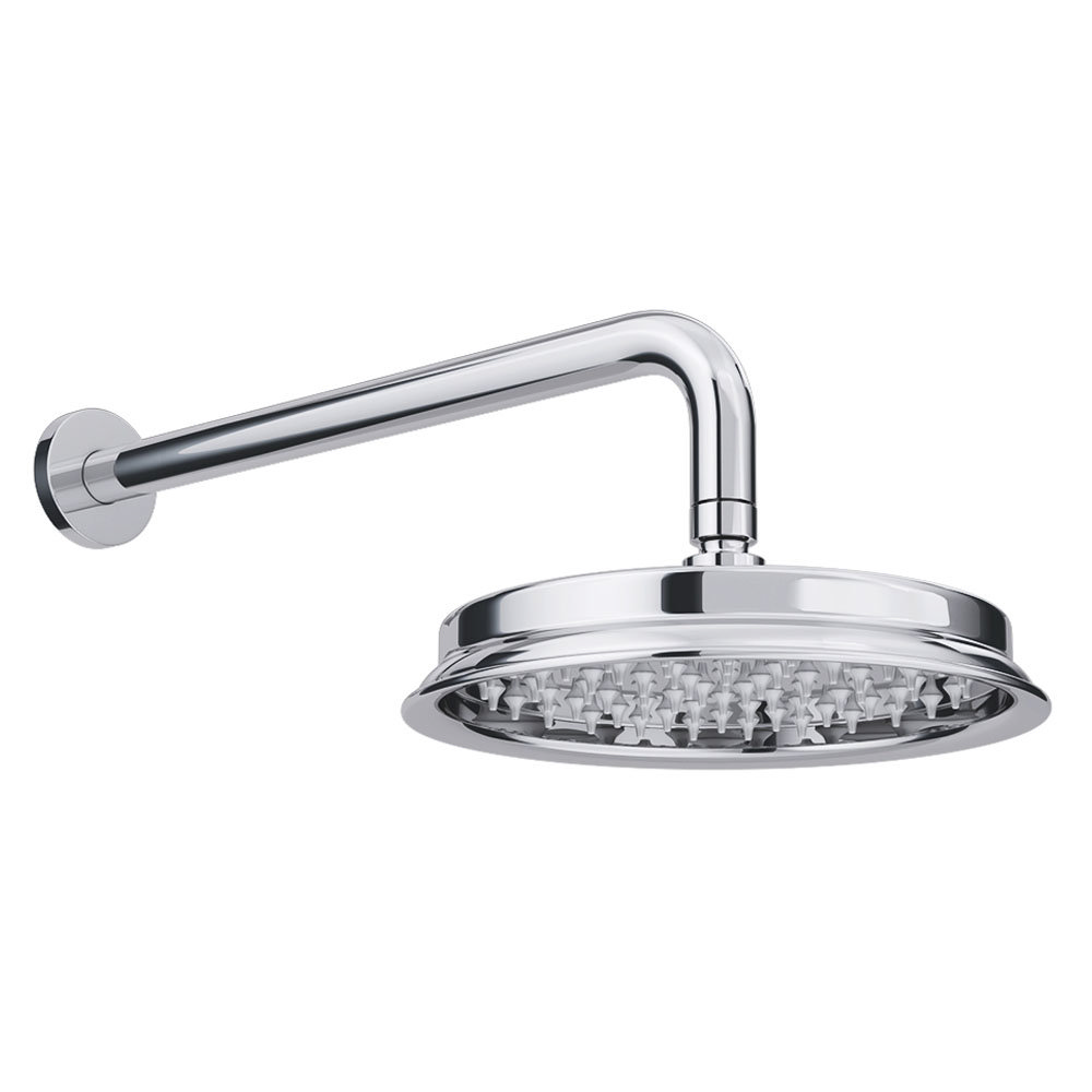Chatsworth Traditional 8&quot; AirTec Shower Head &amp; Wall Mounted Arm