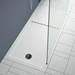 Arezzo 1400 x 900 Wet Room (incl. 800mm Square Matt Black Framed Screen + White Tray) profile small image view 4 