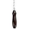 Victorian Style Traditional Mahogany Flush Pull profile small image view 1 