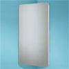 HIB Turin Corner Gloss White Mirror Cabinet - 9101300 profile small image view 1 