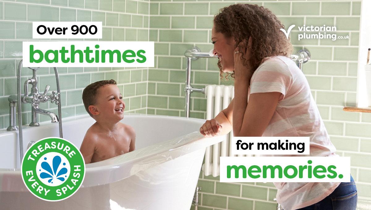 over 900 bathtimes for making memories