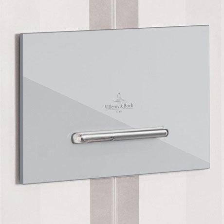 Villeroy and Boch ViConnect Chrome Dual Flush Plate - 92218061