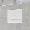 Villeroy and Boch ViConnect White Dual Flush Plate - 92218068 profile small image view 1 