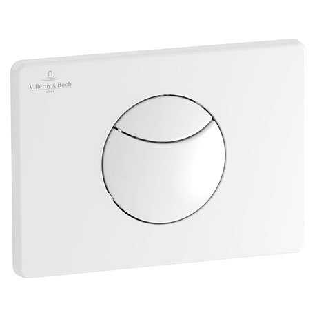 Villeroy and Boch ViConnect White Dual Flush Plate - 92248568