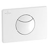 Villeroy and Boch ViConnect White Dual Flush Plate - 92248568 profile small image view 1 