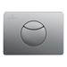 Villeroy and Boch ViConnect Brushed Chrome Dual Flush Plate - 92248569 profile small image view 2 