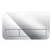 Villeroy and Boch ViConnect Chrome Dual Flush Plate - 92249061 profile small image view 2 