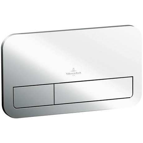 Villeroy and Boch ViConnect Chrome Dual Flush Plate - 92249061