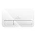 Villeroy and Boch ViConnect White Dual Flush Plate - 92249068 profile small image view 2 